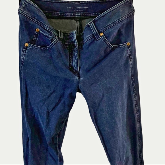 Diane von Furstenberg | Jailie dark blue denim skinny jeans size 4 - Picture 5 of 12